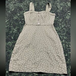 Cute mini denim like dress